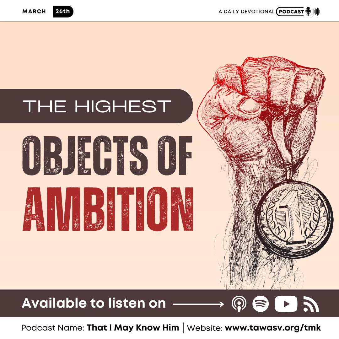 The Highest Objects of Ambition, March 26 episode artwork