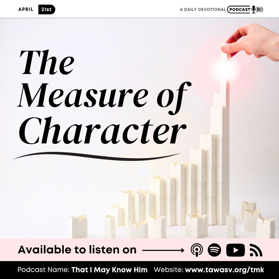 The Measure of Character, April 21 episode artwork
