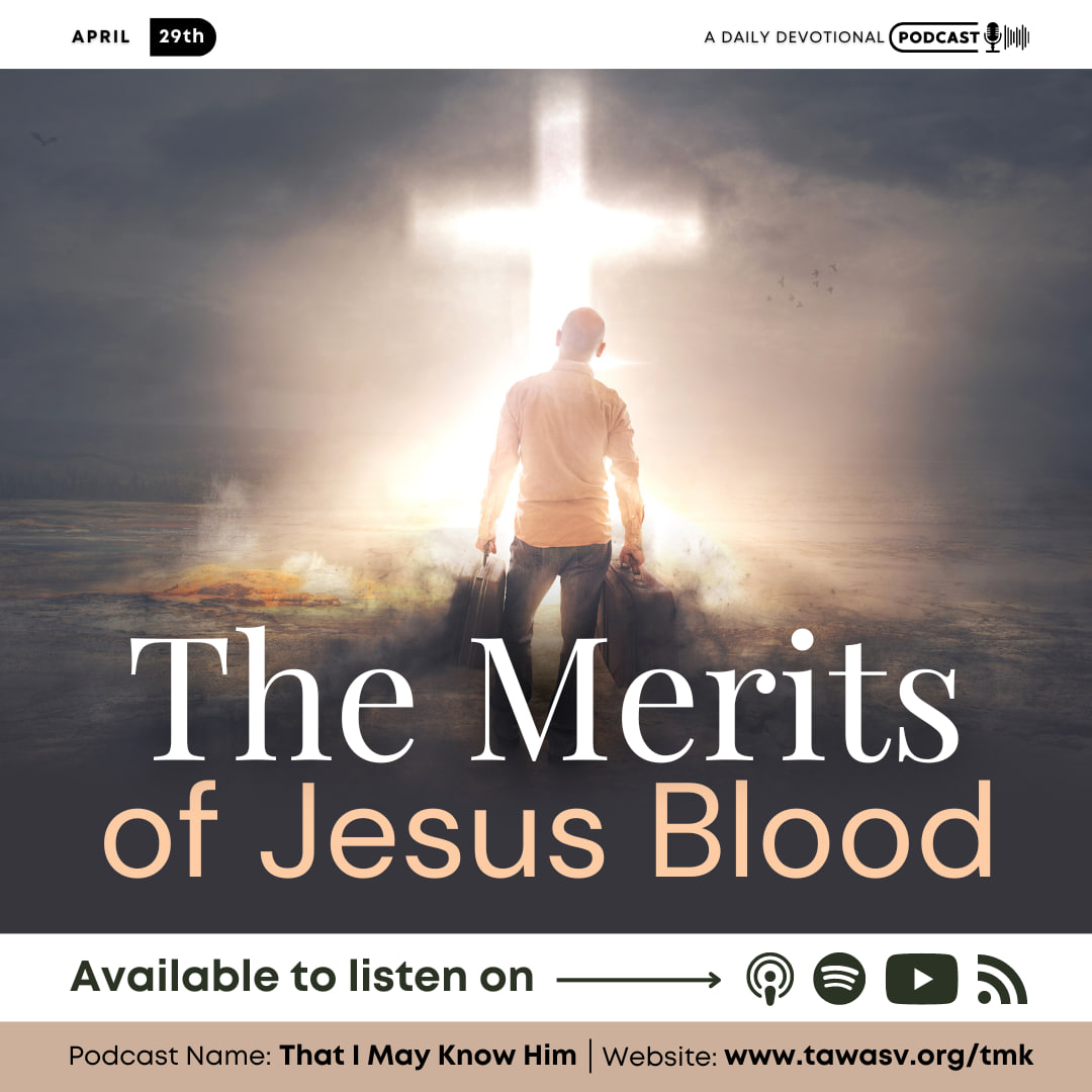 The Merits of Jesus' Blood, April 29 episode artwork