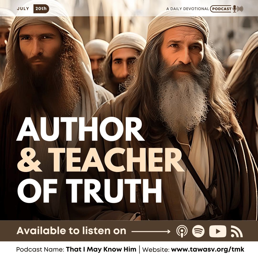 Author and Teacher of Truth, July 20 episode artwork
