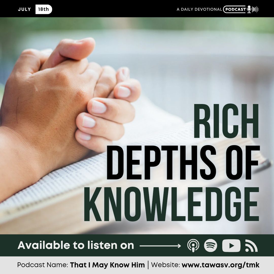 Rich Depths of Knowledge, July 18 episode artwork