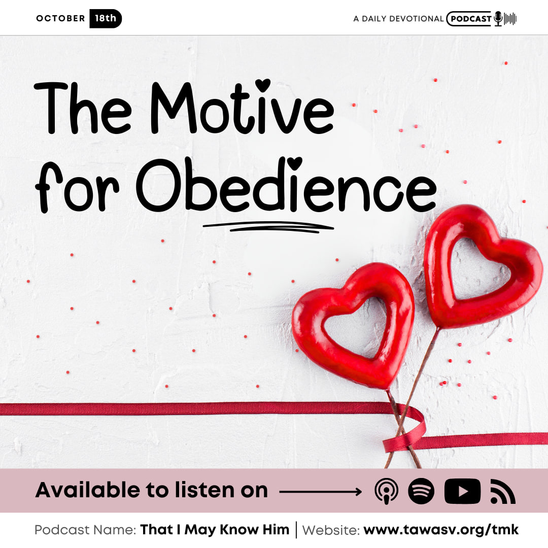 The Motive for Obedience, October 18 episode artwork