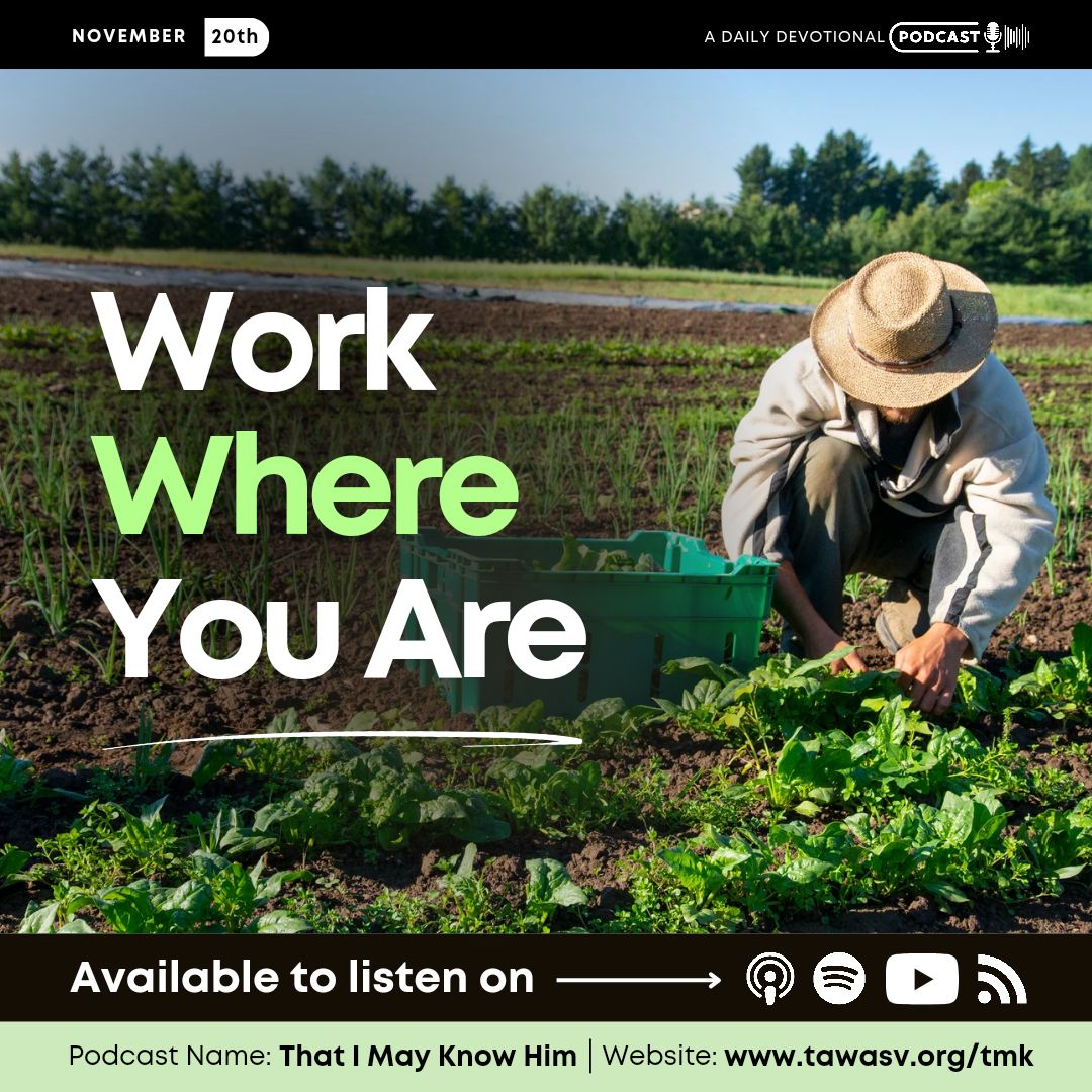 Work Where You Are, November 20